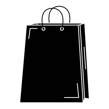 alışveriş çantası izole simgesi