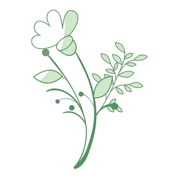 Naturals bloemen tatoeages — Stockvector