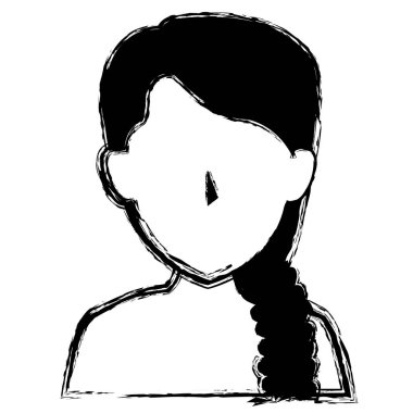 güzel bir kadın üstsüz avatar karakter