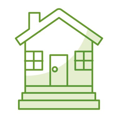 dış ev izole simgesi