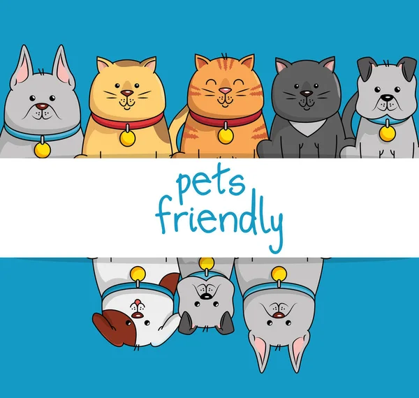 Maskotki grupy pet shop — Wektor stockowy