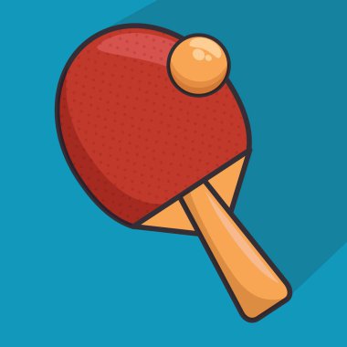 ping pong raket simgesi