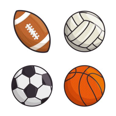 Spor topları izole simgesi