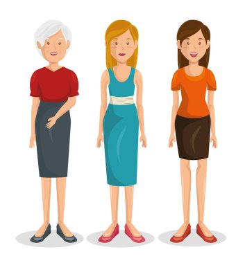 Aile grup karakter simgesi