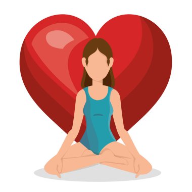 kadın pratik yoga sağlıklı yaşam tarzı