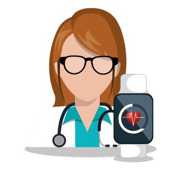 profesyonel doktor avatar karakter