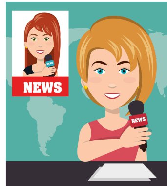 haber sunucusu avatar karakter