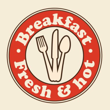 Kırmızı kahvaltı işareti