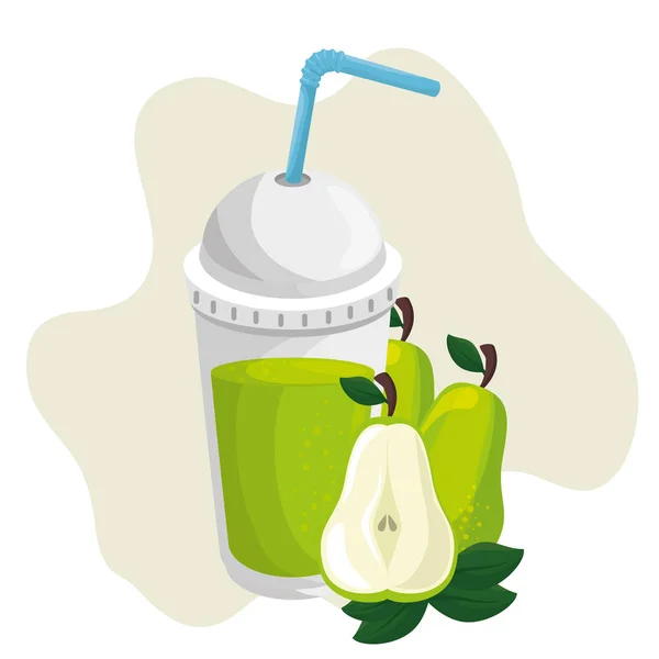 Icono de zumo de fruta — Vector de stock