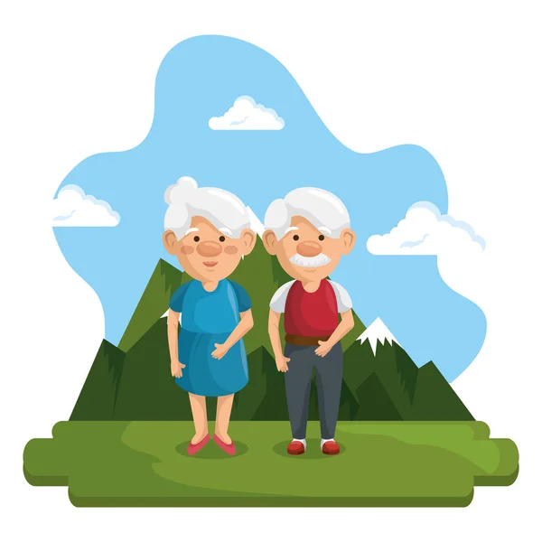 Щасливі бабусь і дідусів значок — стоковий вектор