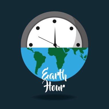 Dünya saat Dünya kaydetmek enerji dünya kartı