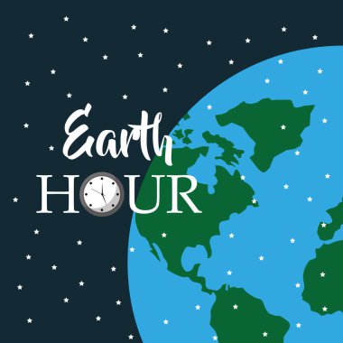 Dünya saat saat kaydetmek gezegen ekoloji olay