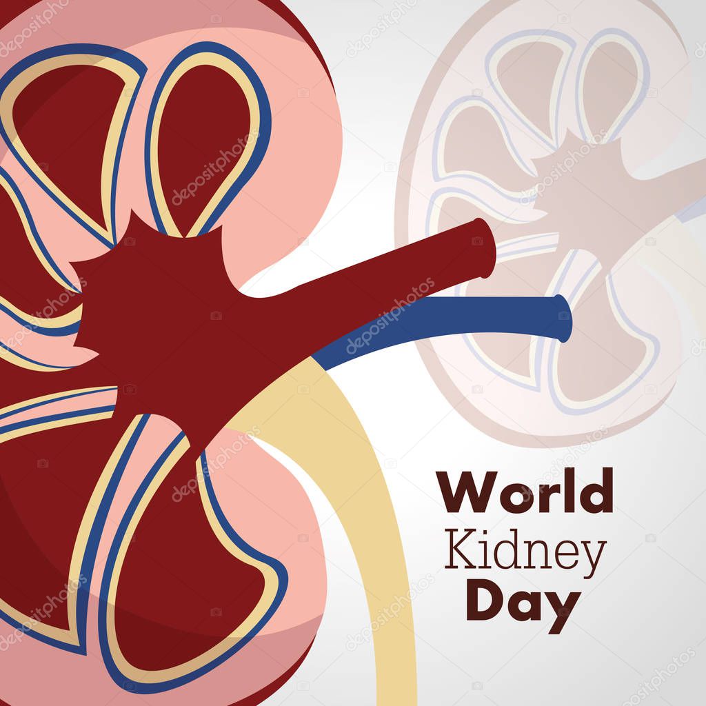 world kidney day poster invitation disease care campaign