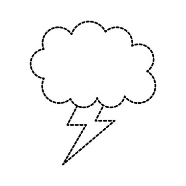 Hava bulut yıldırım cıvata iklim fırtına