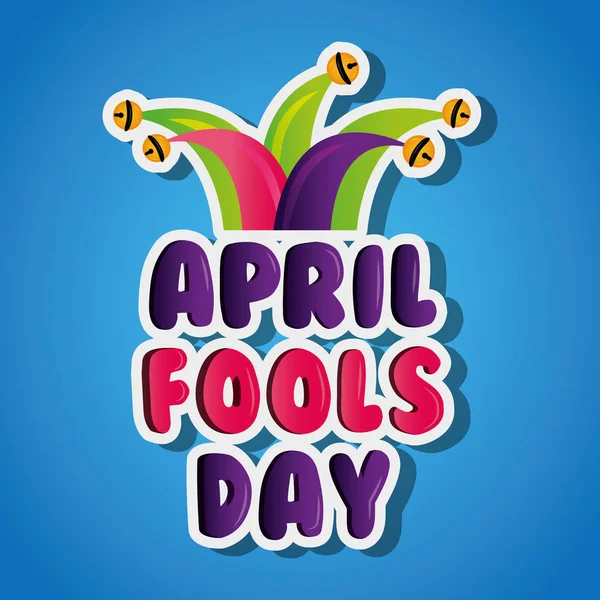 April fools day viering partij humor — Stockvector