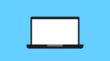 alışveriş sepeti dizüstü bilgisayar ekranında online simgeleri