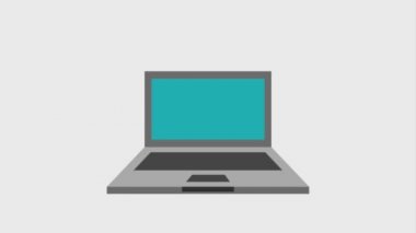 Çantayı bilgisayar ekran iş ikonları/simgeleri