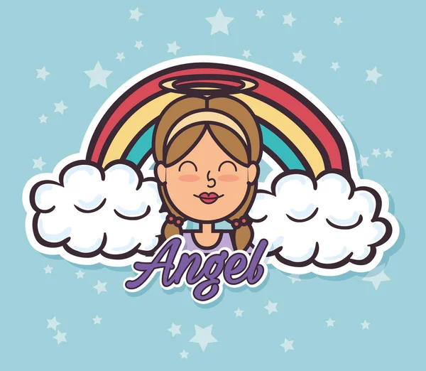 Angel Fairy Godmother pop art — Stock Vector