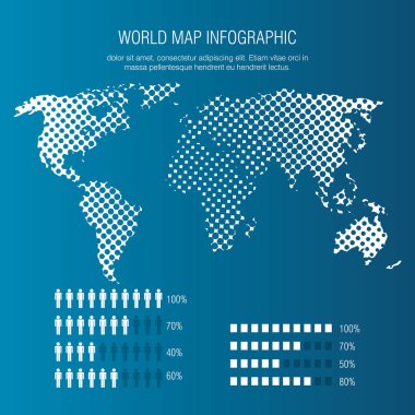Dünya gezegeni Infographic simgeler
