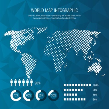Dünya gezegeni Infographic simgeler