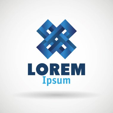 iş amblemi izole simgesi