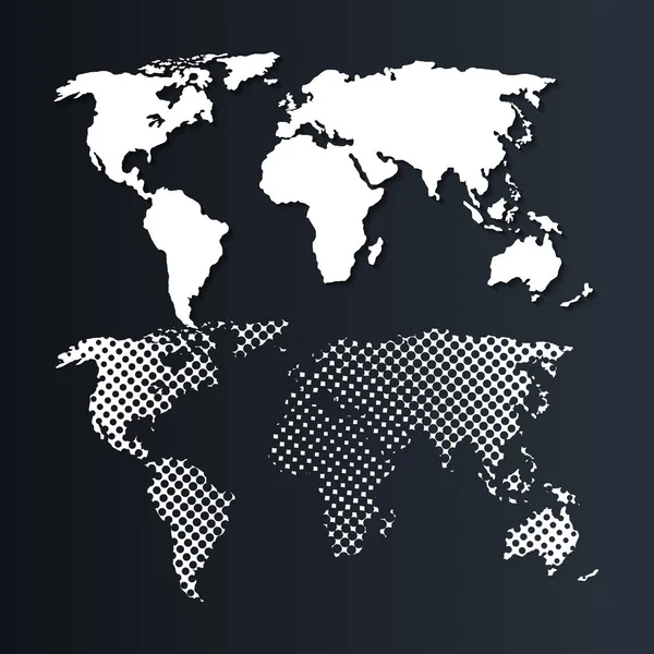 Ícones infográficos planeta mundo —  Vetores de Stock