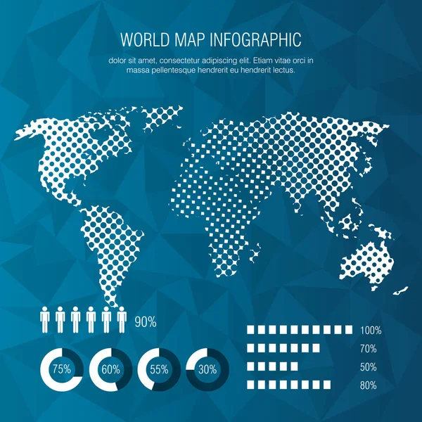 Παγκόσμια πλανήτη infographic εικονίδια — Διανυσματικό Αρχείο
