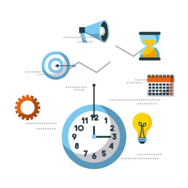 iş saati zaman fikir hedef hoparlör takvim