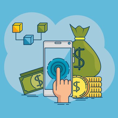 Fintech yatırım finansal Internet teknoloji kavramı fintech
