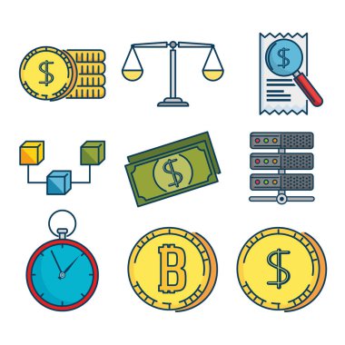 Fintech yatırım finansal Internet teknoloji kavramı fintech