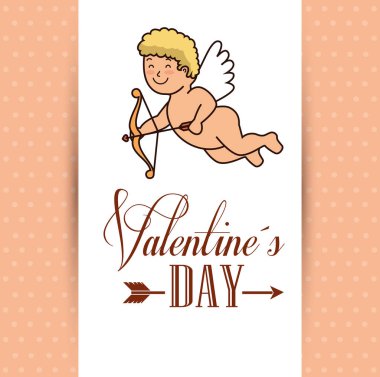 mutlu Sevgililer günü şık tebrik kartı