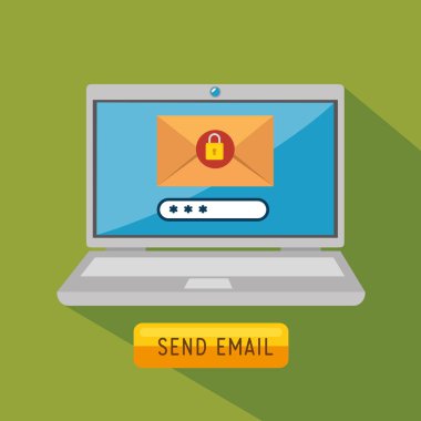 e-posta pazarlama internet reklam kavramı 