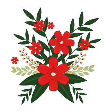 renkli çiçek yaprakları ile