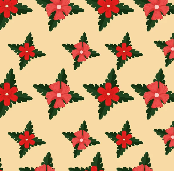 Trendige nahtlose florale Muster Hintergrund — Stockvektor