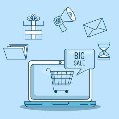 e-posta pazarlama ve promosyon bilgisayar e-posta bildirimi ile