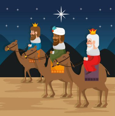 Üç sihirli şark karikatürler kralları