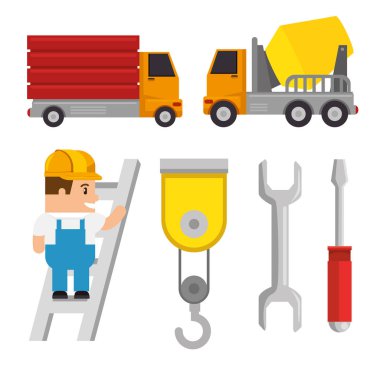 İnşaat Icon set altında