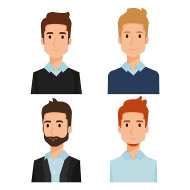 iş adamları avatarlar karakter