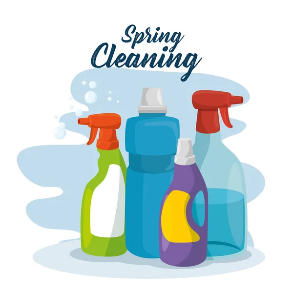 Spring cleaning design — Stock Vector