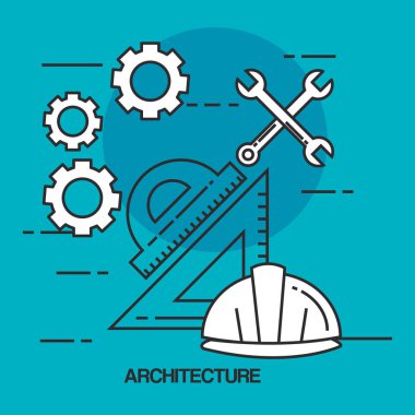 mimari tasarım Icons set