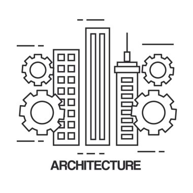 mimari tasarım Icons set