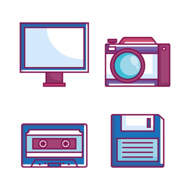 Retro teknoloji becerikli alet ayarla