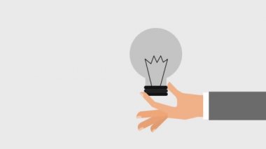 ampul elini tutar ve bu simgeleri