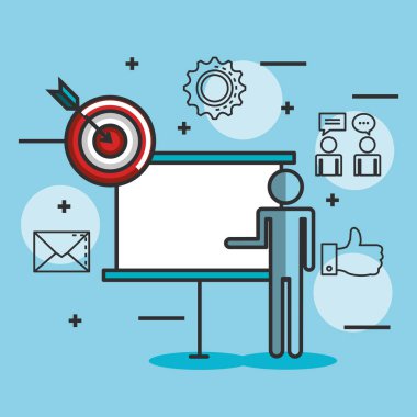 meşgul iş Icons set