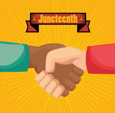 Juneteenth farkındalık tasarım