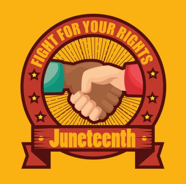 Juneteenth farkındalık tasarım