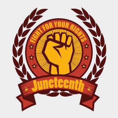 Juneteenth farkındalık tasarım