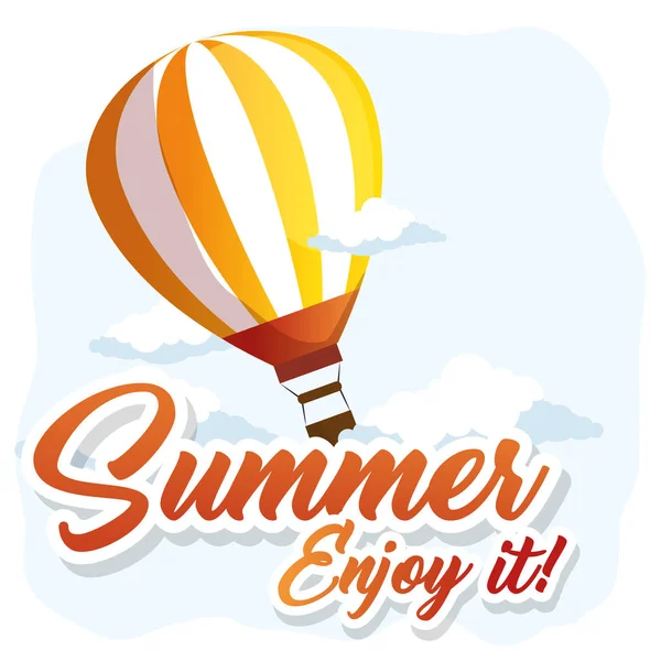 Enjoy summer design — Stock Vector