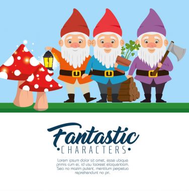 fantastik karakter cüce çizgi film