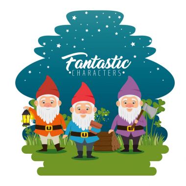 fantastik karakter cüce çizgi film